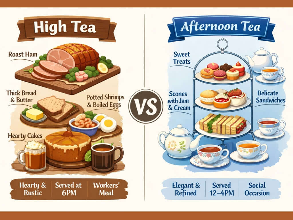 ✨ Afternoon Tea vs. High Tea — They Are NOT the Same Thing! ✨