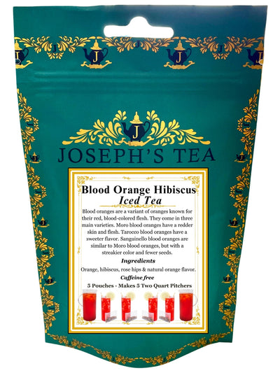 Blood Orange Hibiscus Iced Tea