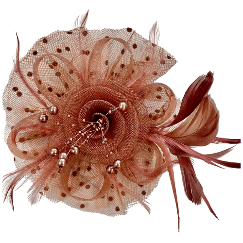 Fascinator Hat with Headband and Hair Clip