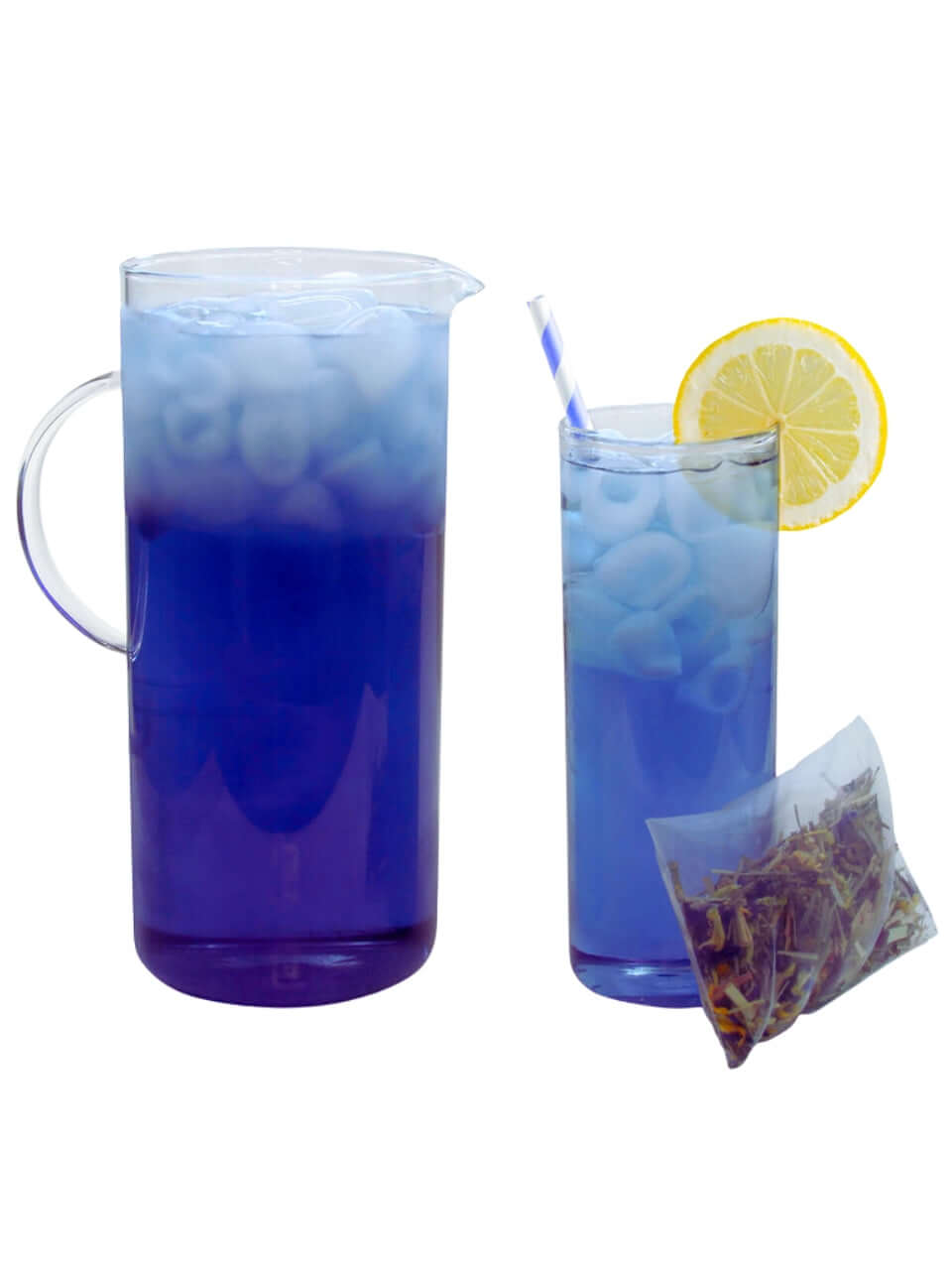Blue Mango Butterfly Pea Iced Tea - Herbal & Caffeine Free