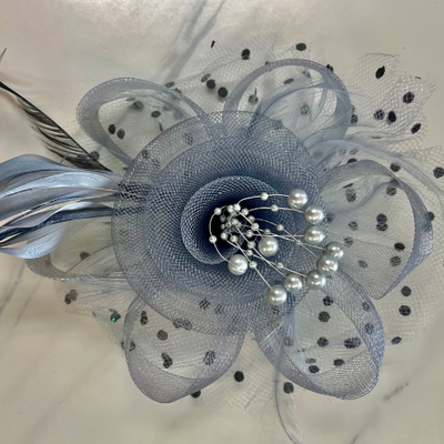 Fascinator Hat with Headband and Hair Clip