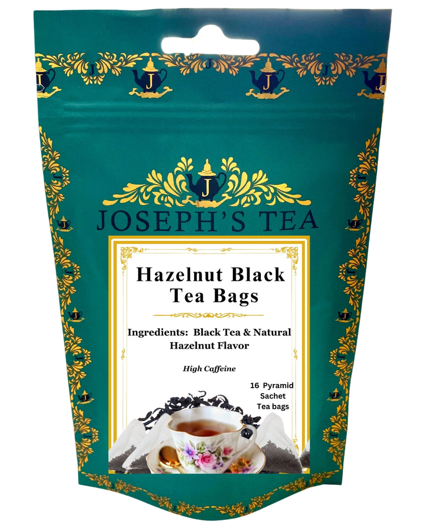 Hazelnut Black Tea Bags