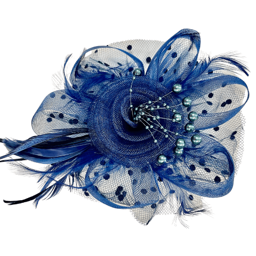 Fascinator Hat with Headband and Hair Clip