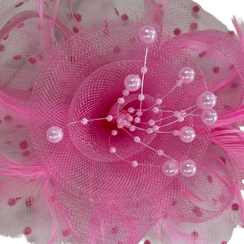 Fascinator Hat with Headband and Hair Clip