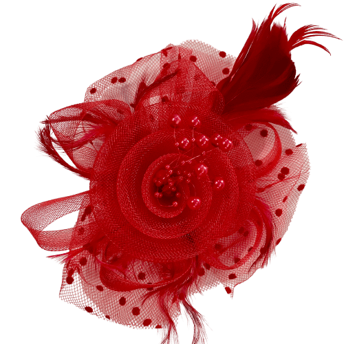 Fascinator Hat with Headband and Hair Clip