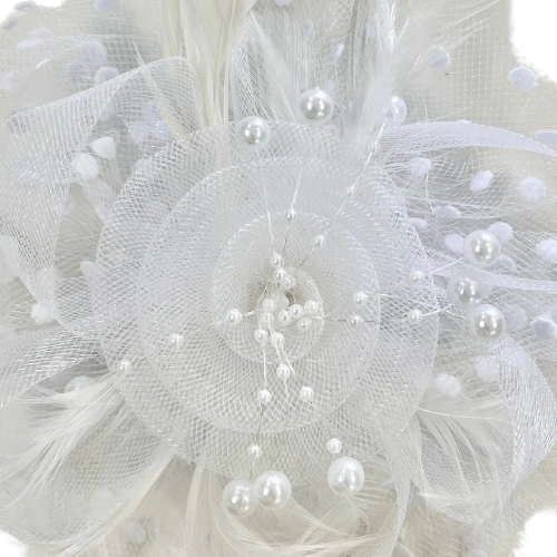 Fascinator Hat with Headband and Hair Clip