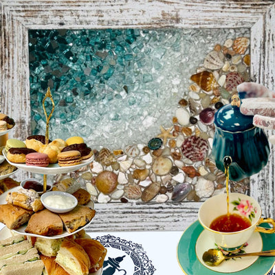 Resin/Crushed Glass Class and Afternoon Tea Experience
