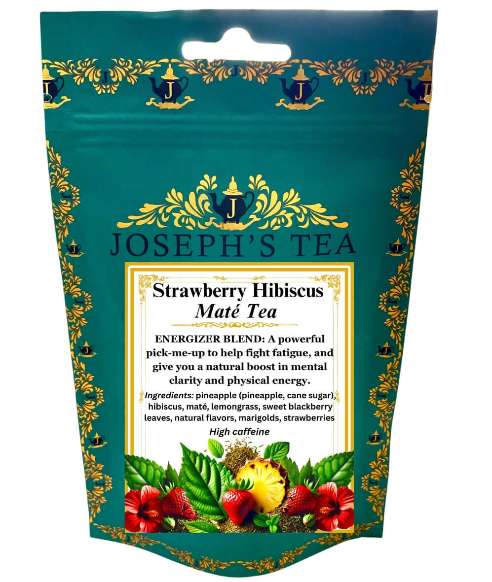 Strawberry Hibiscus Mate Tea