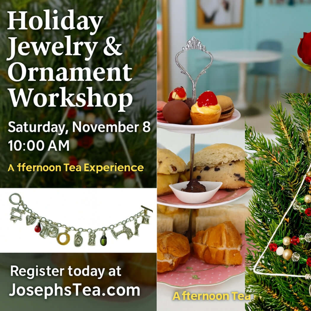 Holiday Jewelry & Ornament Workshop 11/30/2025 @ 1 PM