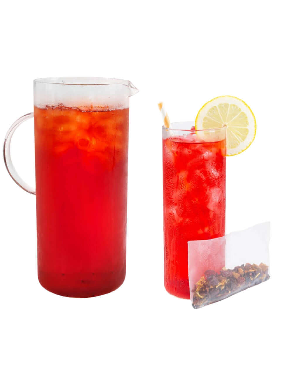 Blood Orange Hibiscus Iced Tea